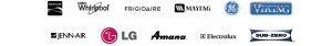 The brands we repair