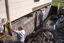 Helitech foundation repair work for foundation services
