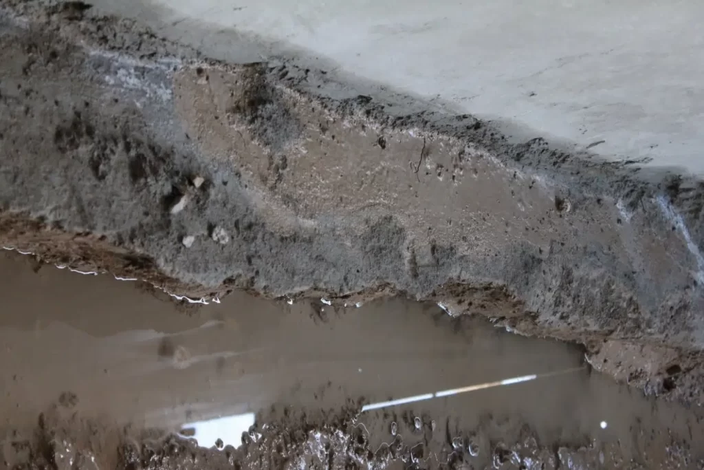Helitech basement waterproofing work for waterproofing