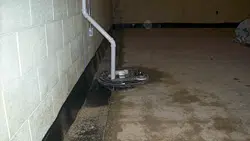 Helitech basement waterproofing work for waterproofing