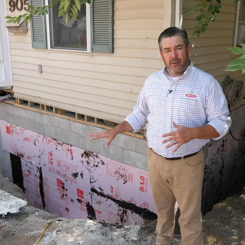 Helitech foundation repair work for foundation services