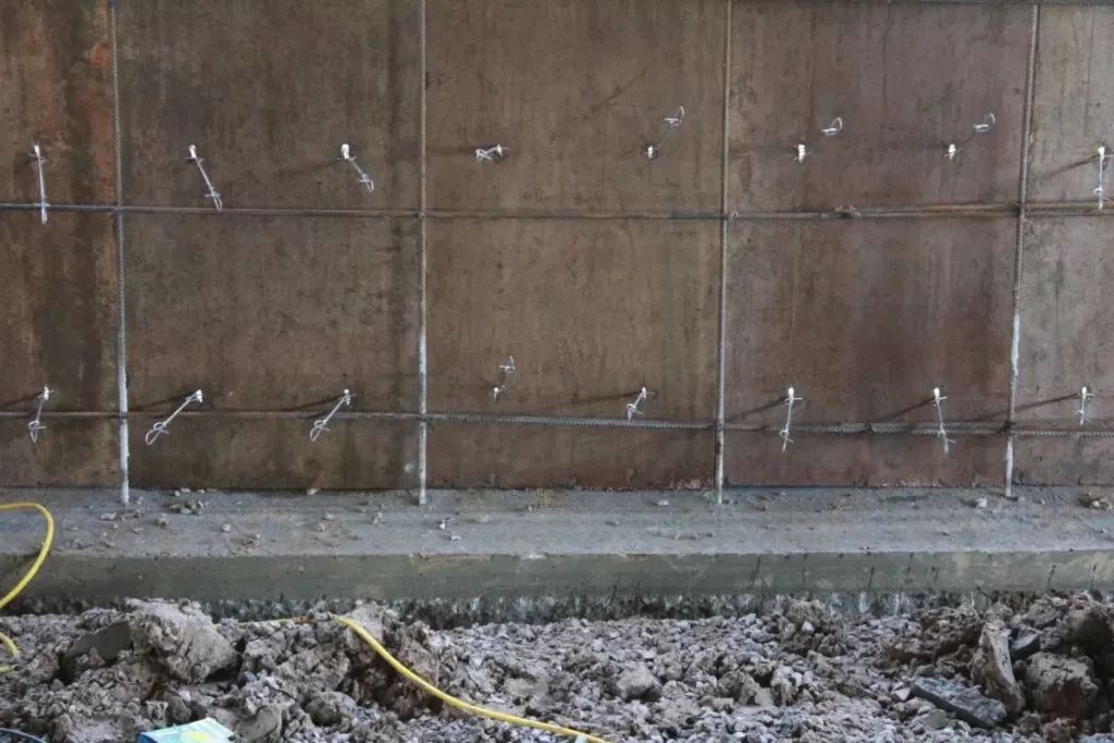 Helitech basement waterproofing work for waterproofing