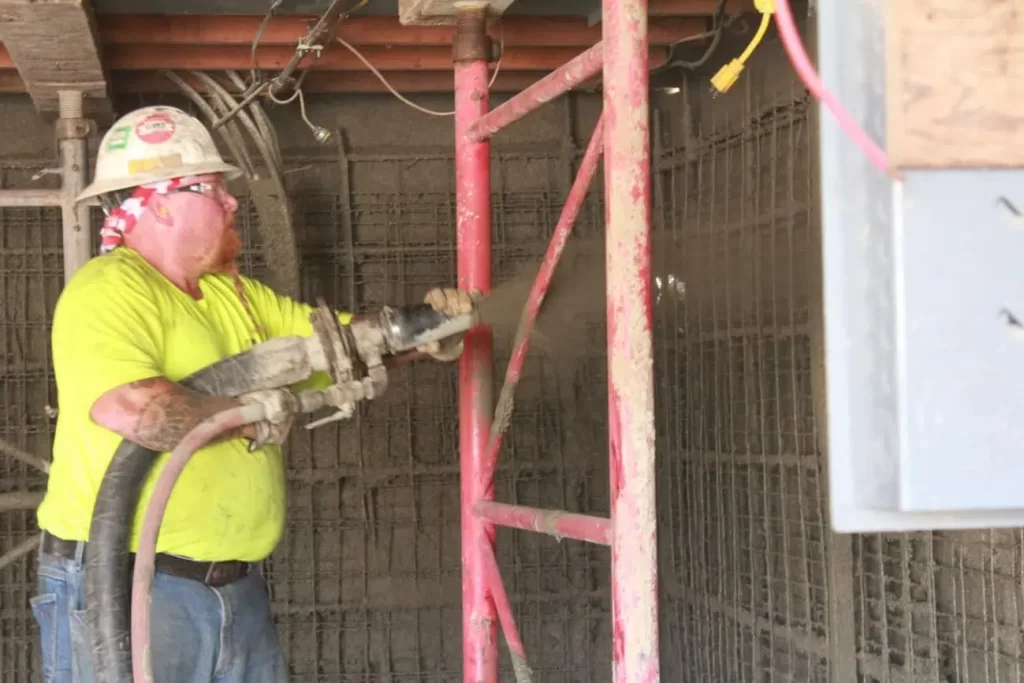 Helitech basement waterproofing work for waterproofing
