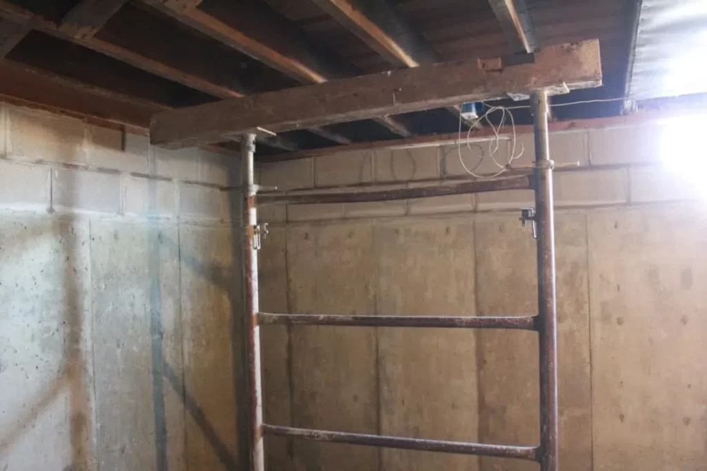 Helitech basement waterproofing work for waterproofing