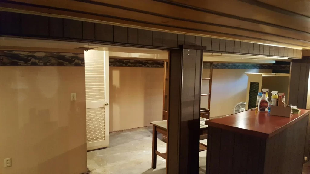 Helitech professional service work for basement repair