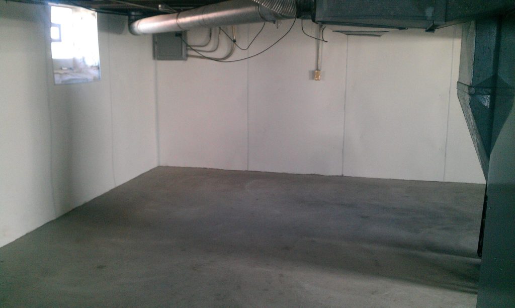 Helitech basement waterproofing system for waterproofing in Davenport, IA