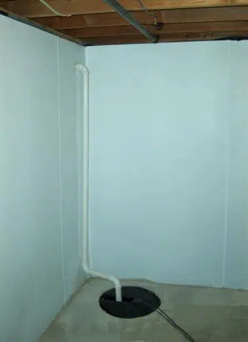 Helitech basement after waterproofing completion for waterproofing