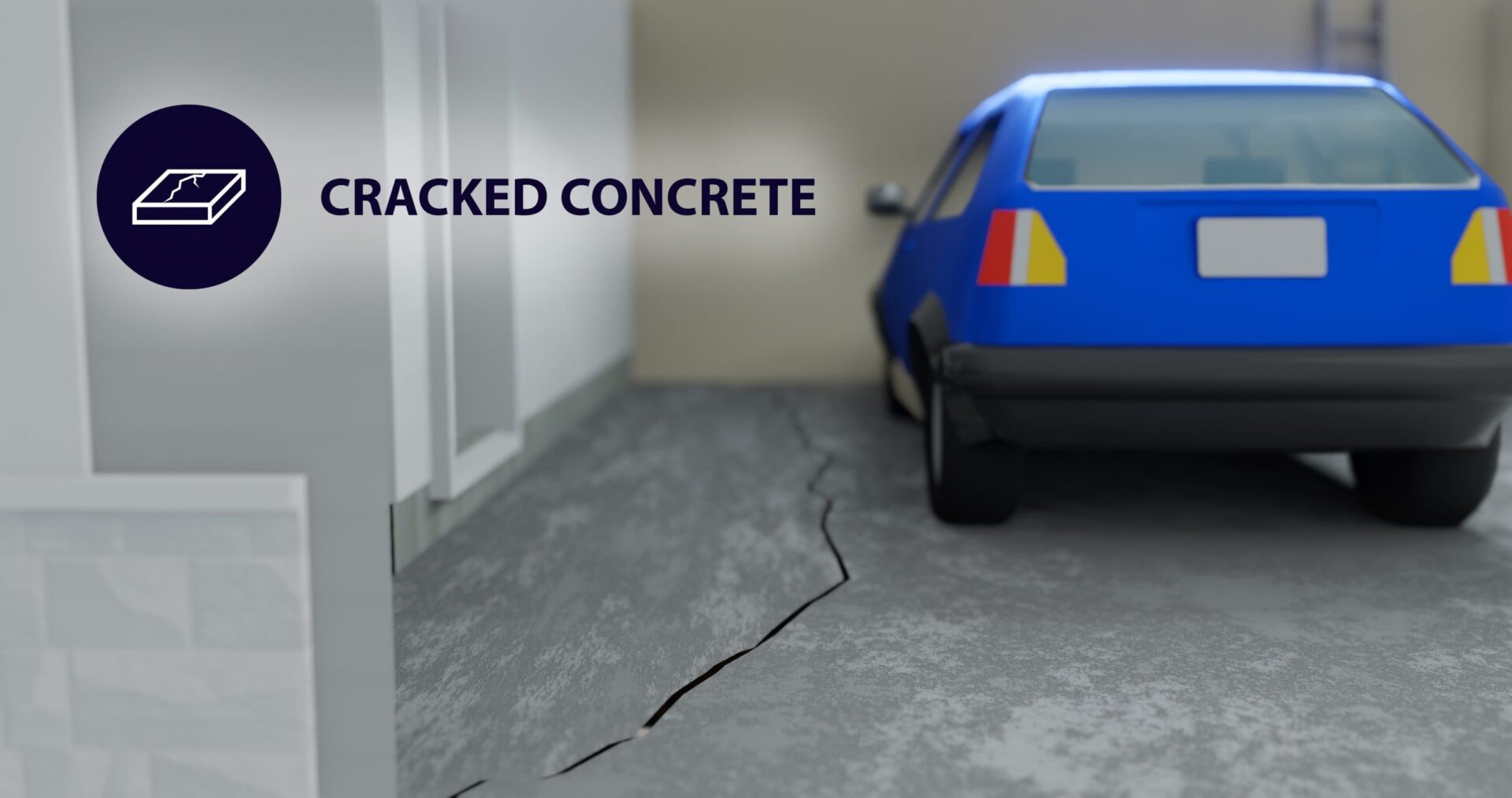 CRACKED CONCRETE