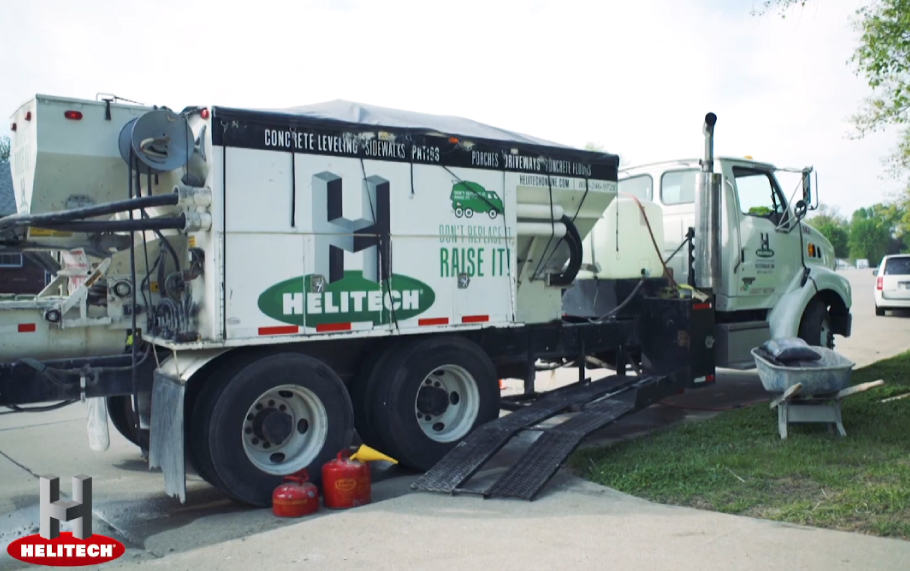 Helitech concrete leveling