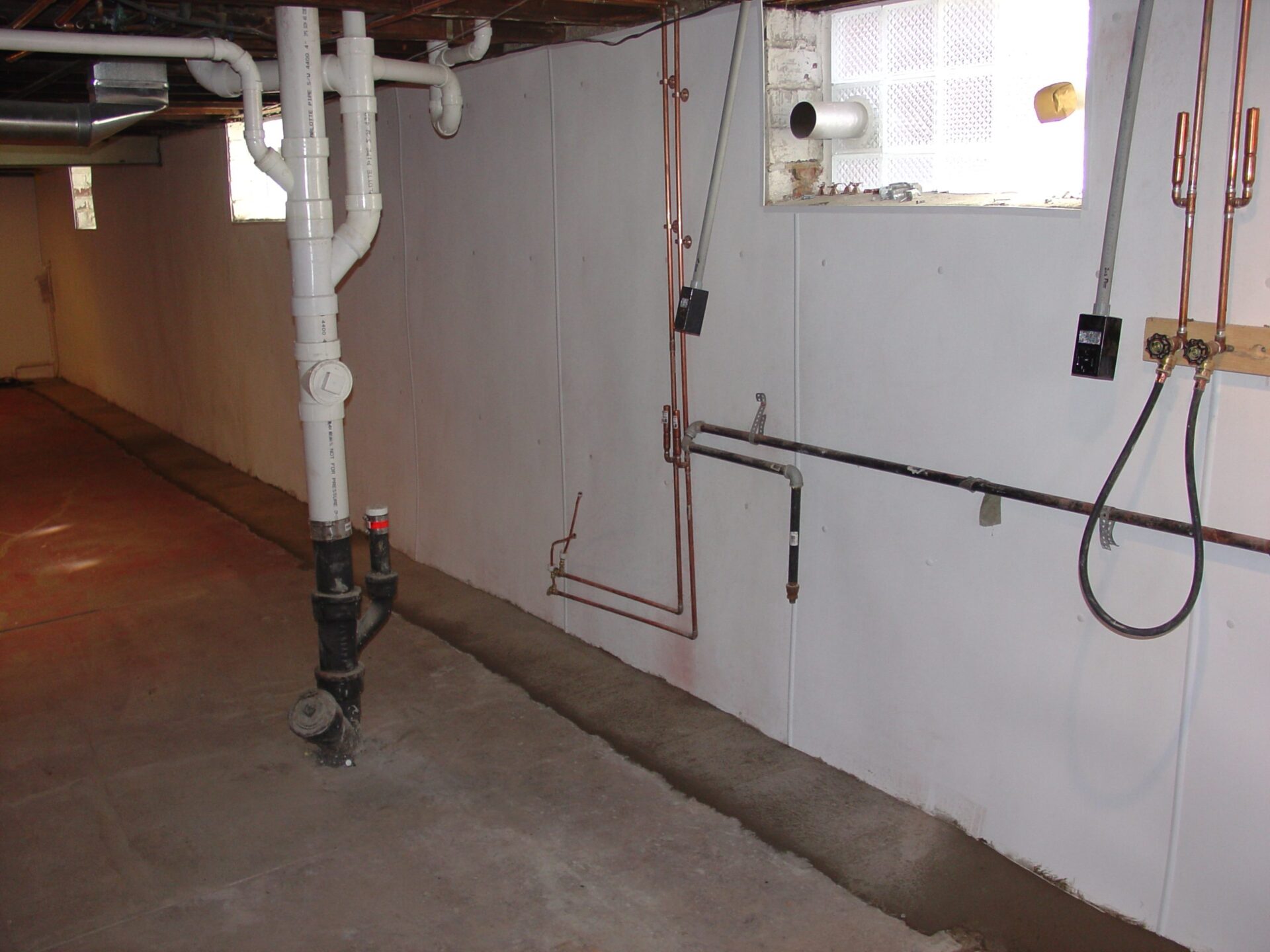 waterproofing basement wall paneling after